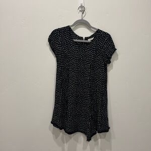 Silence + Noise Black and White Patterned Women’s Dress